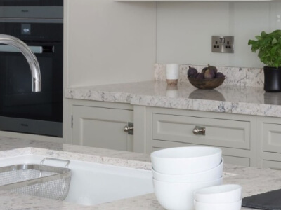 marble effect quartz example